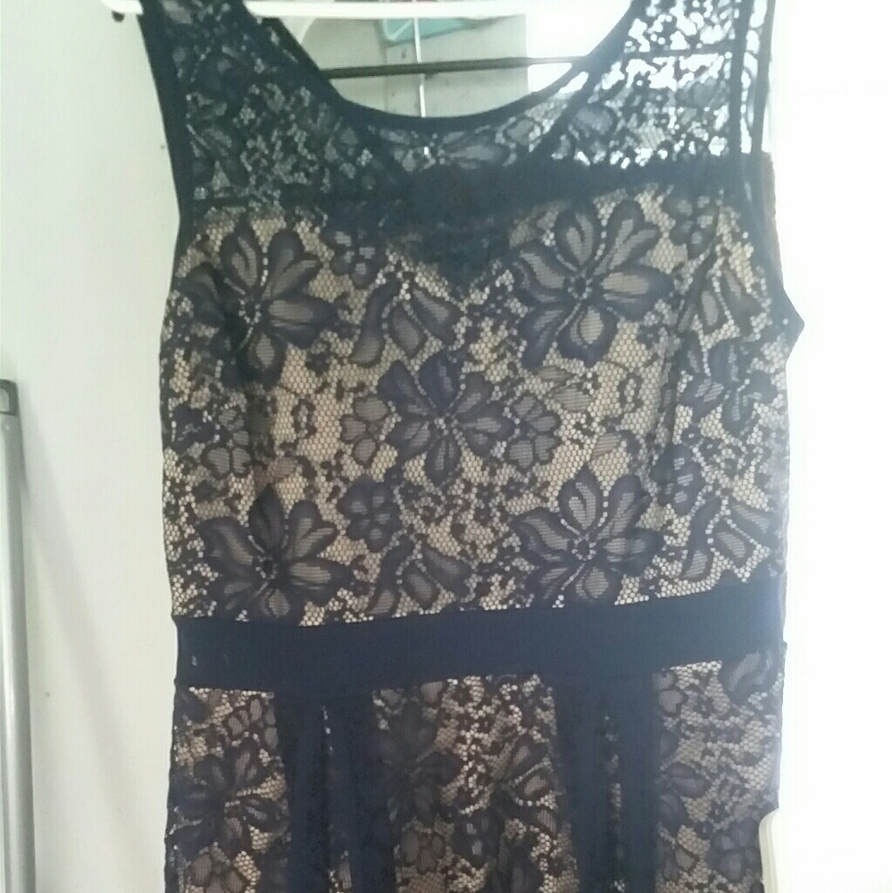 Short navy blue dress